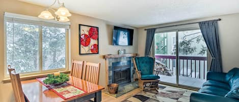 Breckenridge Vacation Rental | 2BR | 1BA | Private Condo | Stairs Required