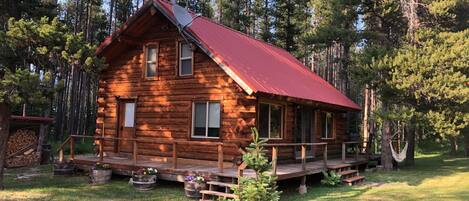 Bear Creek cabin in the summer!