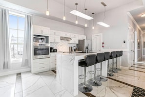Full Kitchen with Barstools
