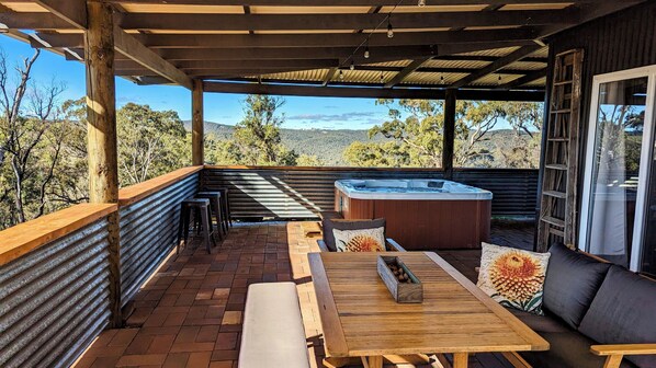 Your own private undercover hot tub.