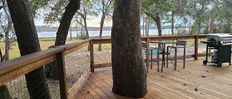 Magnolia Tree in private wrap around deck.