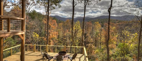 Serenity Now - Deck with Forest and Mountain Views