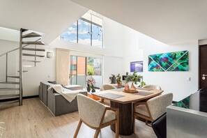 Great light and high ceilings add to your enjoyment.  