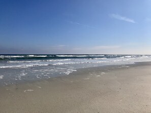 St. Augustine Beach and the Atlantic Ocean are just a short walk away