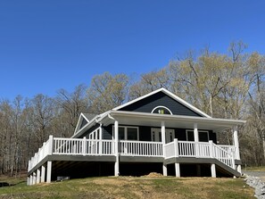 Modern Southern Coastal lakehouse built in 2021