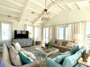 LIVING AREA SURROUNDED BY STUNNING GULF & TOWN VIEWS