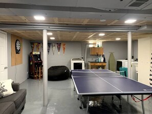 Basement game room
