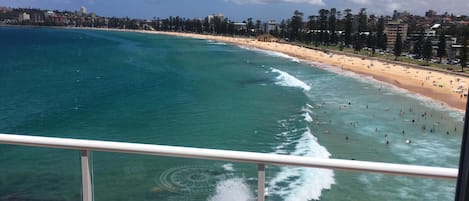 View over Manly beach from main balcony 