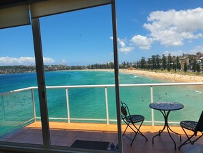 View over Manly beach from living area