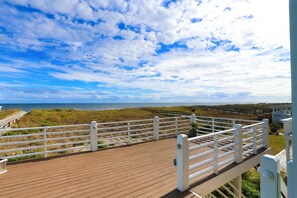 One of the Biggest Oceanfront Decks in Carolina Beach