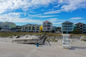 Direct beach access with no stairs needed to get to beach!