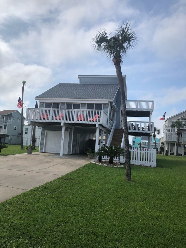 All Is Whale offers 3 decks and a fenced in yard.