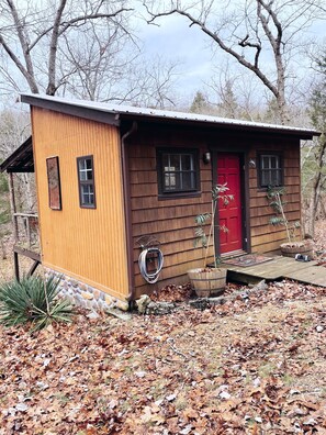 Front of cabin 