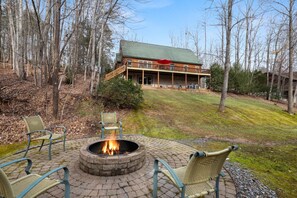 Firepit at edge of property - you will need to supply your own firewood