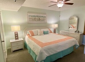 Comfy and relaxing bedroom.