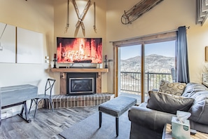 Living Room with Fireplace