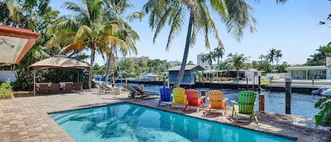 Heated private pool