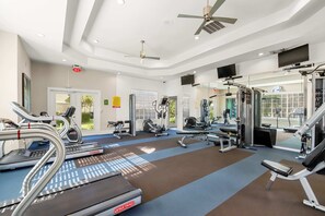 Keep up your exercise routine. get free access to our onsite gym