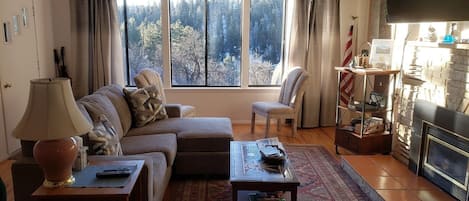 Living room with great views!