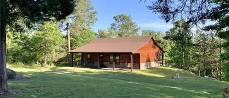 Front View of Cabin on 2.8 acres