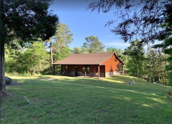 Front View of Cabin on 2.8 acres