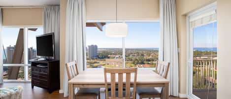 Dining Area - view of bay and gulf from window, truly amazing