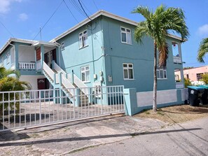 Apartment 2 entrance below stairs