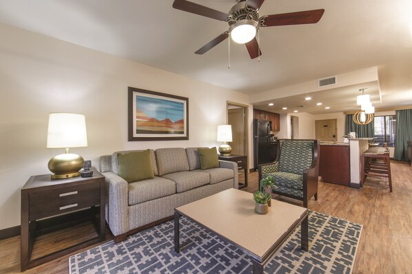 Enjoy the warm and cozy decor.