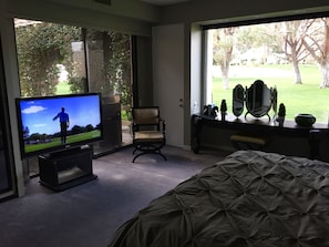Master Bedroom with beautiful views (privacy glass).