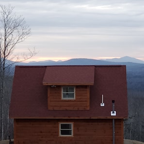 Bed set into east dormer, facing west.
