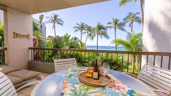 Hale Mahina A207 lanai with ocean view1
