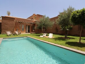 Swimming pool and garden