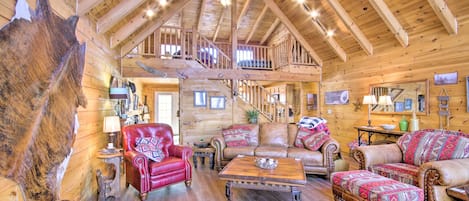 Elizabeth Vacation Rental Cabin | 3BR + Loft | 3BA | 2 Stories | 2,750 Sq Ft