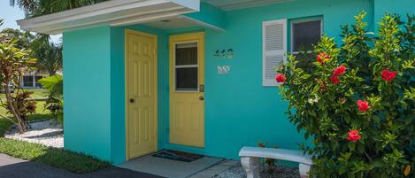 Front entrance - All doors are keyless and guests have their own individual code