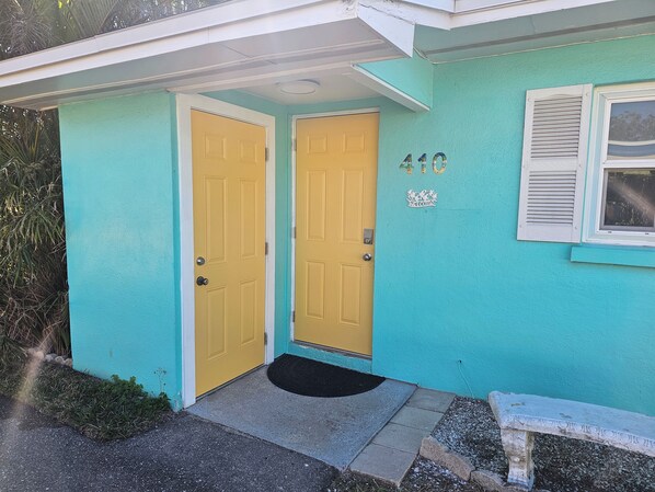 Entry door to the home