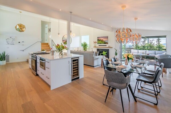 Open living floor plan
