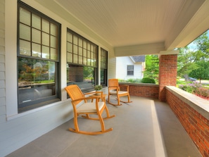 Large covered porch