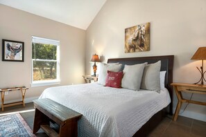 Luxurious linens make bedtime wonderful.