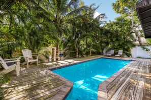 Kick back and relax pool side