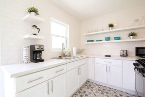 Newly remodeled, stylish kitchen