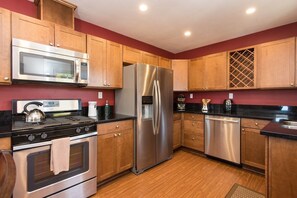 Well appointed kitchen with updated appliances