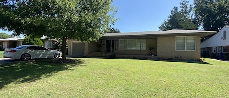 Front of our Home at the12th Green at Duncan Golf Course