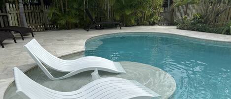 Luxury Pool Seating Area