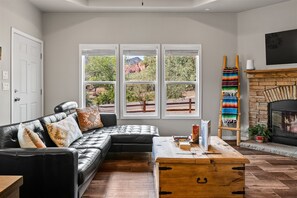 Modern open plan living area