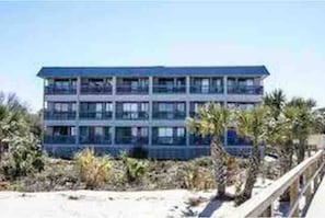 View of Savannah Beach & Racquet Club from the beach