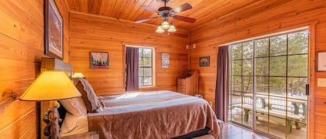 wake up to view of the National Forest right out your patio