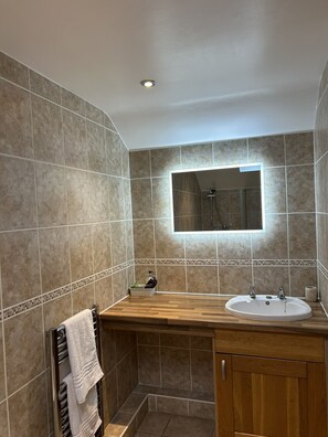 Room 3 - Bathroom and overhead shower