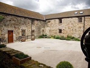 Yard side view- Old Byre Cottage