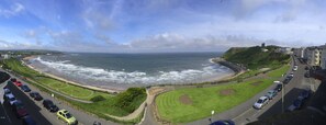 View from the top floor of the building.