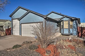 Home Exterior | 3 Mi to Garden of the Gods | 2-Story Home